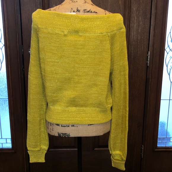 Free People Sugar Rush Off The Shoulder Sweater - Picture 2 of 8